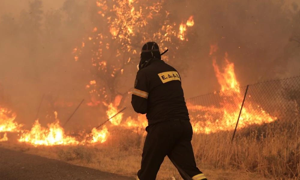 Χάρτης Πρόβλεψης Κινδύνου Πυρκαγιάς της ΓΓΠΠ για αύριο Σάββατο 18/6